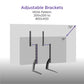 ProMounts Tabletop TV Stand Mount Height Adjustable Brackets for Displays 13”-72” (AMSF6401-X2)