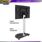ProMounts Rolling TV Stand with Swivel for 32"-72" Screens Holds up to 88lbs. (AFCS6401)