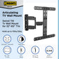 ProMounts Articulatin / Full Motion TV Wall Mount for 32”-60” Holds up to 70lbs (MA441)