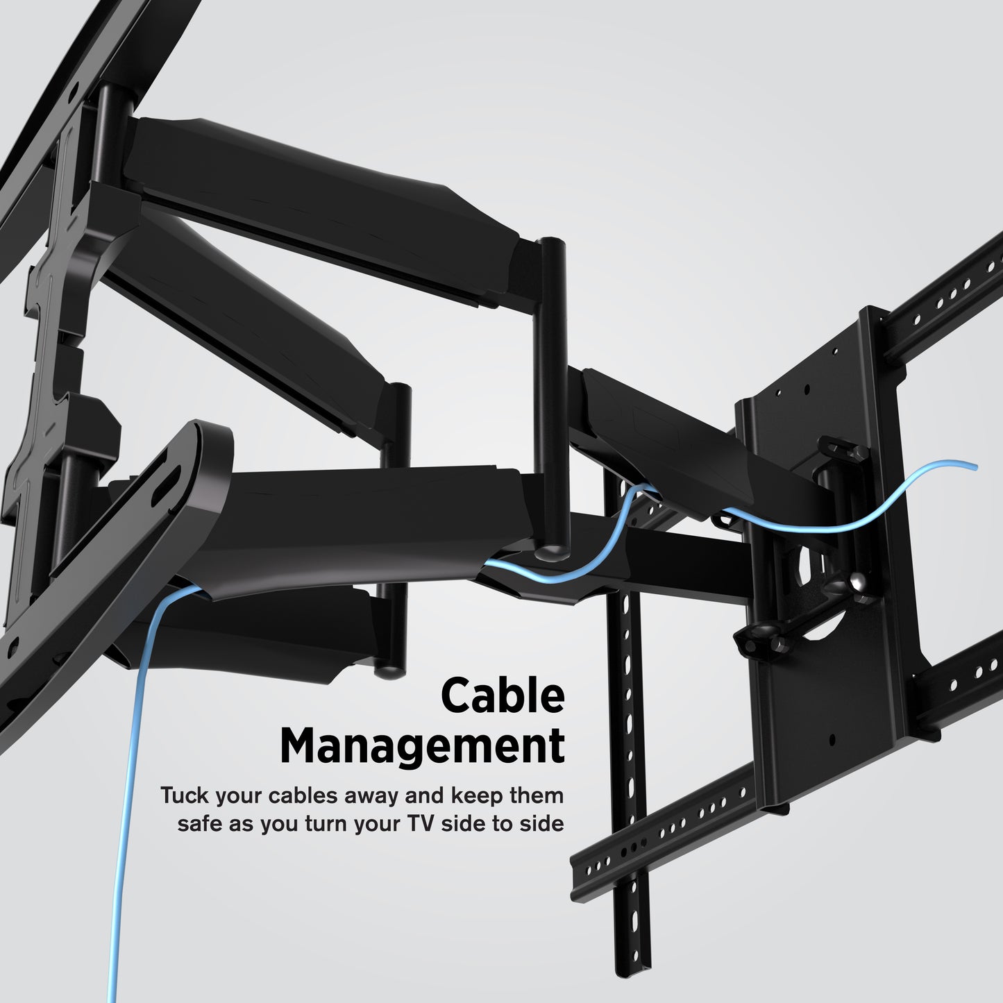 ProMounts Full Motion / Articulating TV Wall Mount for 42" to 85" TVs Holds Up to 100lbs (MA641)