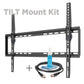 ProMounts Tilting TV Wall Mount Kit (Mount, HDMI, Screen Cleaner) For 42" to 75" TVs Holds up to 75lbs (MT643)