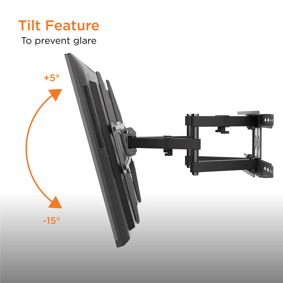 ProMounts Articulating/Full Motion TV Wall Mount for 37”-85” TVs Holds up to 88lbs (OMA6402)