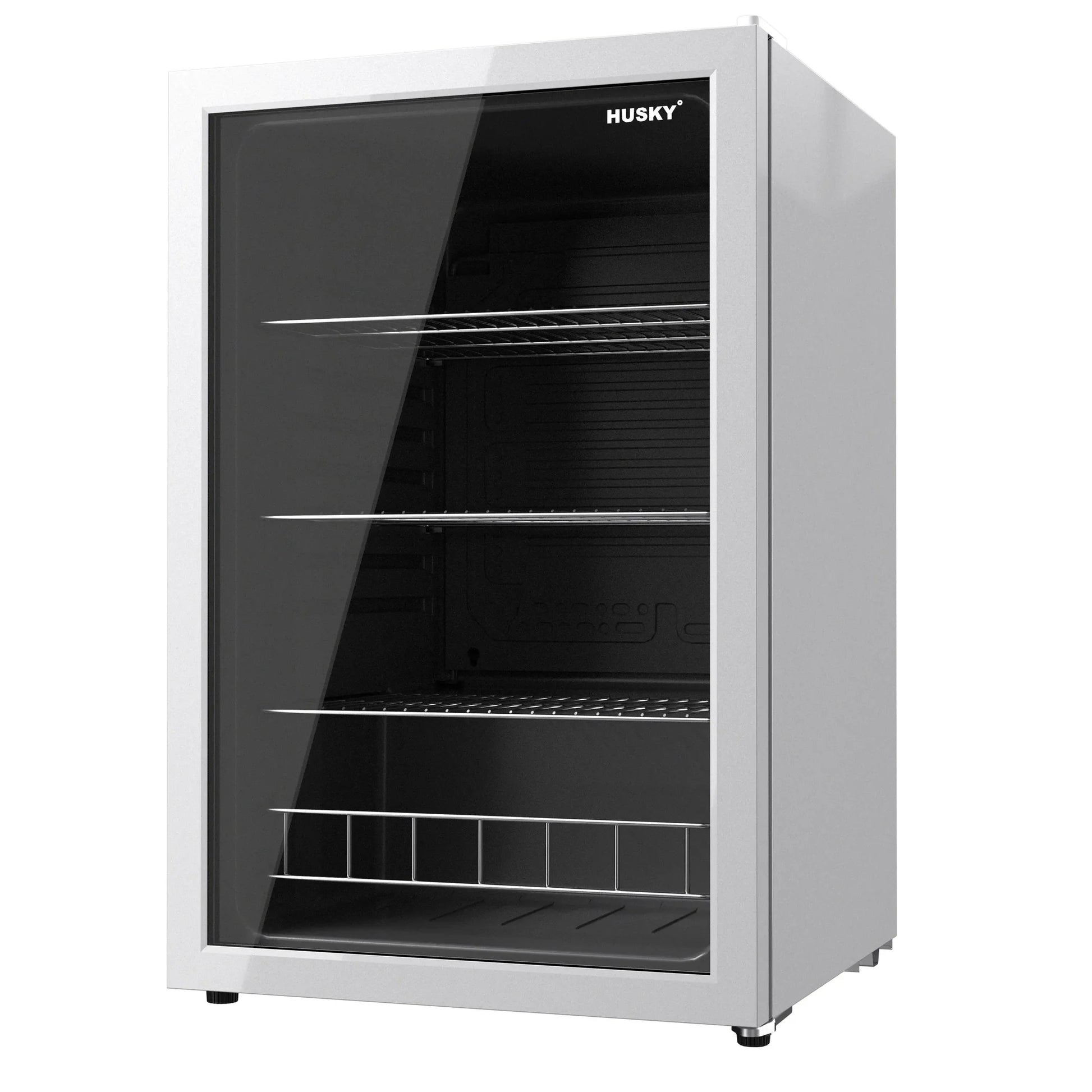 Glass mini discount fridge with freezer
