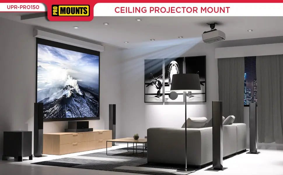 ProMounts Ceiling/Overhead Projector Mount Holds up to 44lbs (UC-PRO15