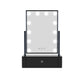 ONE Personal Collection LED Makeup Mirror with Drawer (Black)