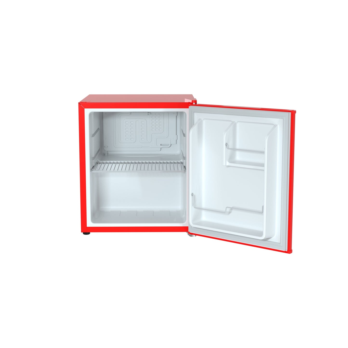 Husky 43L Solid Door 1.5 C.ft. Freestanding Counter-Top Mini Fridge in Red